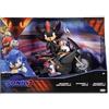 M.V.GIOCHI SRLS SONIC 3 JK424064 SHADOW 13CM CON MOTOCICLETTA