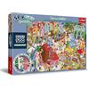 Trefl - Puzzle Spy Guy Lost Items: Danzica, Polonia - 500 Pezzi, Diventa un Detective e Trova 20 Differenze, Oggetti Smarriti, Intrattenimento Creativo per Adulti e Bambini dai 10 anni