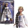 Mattel Disney Wish - Regina Amaya di Rosas, bambola snodata con abito regale, corona e accessori rimovibili inclusi, look ispirato al film, giocattolo per bambini, 3+ anni, HRC11