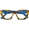 Mast Industria Italiana Occhiale Da Lettura Premontato Twins Platinum Grecale Giallo-blu Demi +2.00 Diottrie 1 Paio