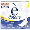 Fater Lines è Cotone Assorbente Notte con Ali - 9 pezzi