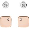 C&s Italy Lucemed Set Orecchini Luce & Quadrato