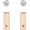 C&s Italy Lucemed Set Orecchini Luce & Rettangolo