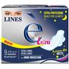 Lines è Extra Assorbente Notte in Lactifless con Ali - 9 pezzi