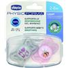 Chicco Succhietti Light in Silicone Rosa 2-6 Mesi - 2 Pezzi