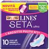 Lines Seta Ultra Assorbenti con Ali Ipoallergenico - 10 pezzi