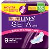 Fater Lines Seta Ultra Assorbente Lungo con Ali - 9 pezzi