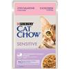 Purina Cat Chow sensitive salmone e zucchine 85 g