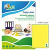 TICO Etichette adesive LP4F - in carta - permanenti - 210 x 297 mm - 1 et-fg - 70 fogli - giallo fluo - Tico (unità vendita 1 pz.)