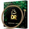 DR Strings DR DAP-10 - Corde per chitarra acustica DRAGON SKIN+™ rivestite in bronzo fosforoso, suono superiore con sensazione confortevole e lunga durata, extra leggere 10-48