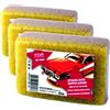 martini SPA - Car Wash - Spugna auto speciale vetri, poliestere, 14.3x9.5x5.5cm, 27g, 1 unità (Confezione da 3)