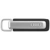 Audi collection Audi 3182500100 Portachiavi Schlüsselring Keyring, con logo Audi Rings, argento/nero