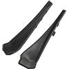 A ABSOPRO Tergicristallo Rivestimento Per Nissan 1 Coppia | Colore: Nero, Materiale: Plastica ABS, Dimensioni: 25.5x6.4x4cm (LxWxH), Numero OE: 668954CL0A/668944CL0A