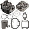 Attisfiera kit cilindro 50cc in ghisa per MBK Booster Culasse Pistone Bi-segmenti Tipo Originale Bw's Spirit Stunt Slider Rocket Next Minarelli Verticale tutti i modelli prima e dopo il 2004