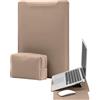YealRed 13-14 Pollici Laptop Custodia Porta Supporto per Macbook Neo 13 2026, MacBook Air 13 M5-M1 (2026-2018),MacBook Pro 13-14 M5-M1 Pro/Max (2026-2020), con Tasca Caricabatterie (Albicocca chiaro)