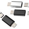 Kefiany Adattatore USB C Micro USB (3 confezioni) cavo tipo C connettore USB C femmina a micro USB maschio compatibile per Samsung S7 USB-C ricarica dati MicroUSB Mini Type-C connettore tp-to