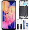 ZOETEC Schermo di ricambio per Samsung Galaxy A10 A105G A105FN A105M A105F Display LCD Touch Screen Digitizer montaggio completo con telaio, set di strumenti di riparazione