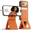 MOFT Porta Carte e Treppiede Telefono, Supporto Telefono Treppiede Smartphone Compatibile con Magsafe, MOVAS Regolabile Portafoglio Porta Carte Telefono con Forte Magnetismo (Alba)