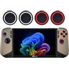 GIOPUEY Copri Analogici Compatibile con MSI Claw 8 AI+/MSI Claw, 4 Pezzi Silicone Joystick Thumb Stick Grips cap Cover Case Custodia Protettiva, Morbida e Antiscivolo - Red+Black