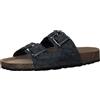 MARCO TOZZI Ciabattine Donna in Pelle con Fibbie, Marrone (Tobacco Str), 36 EU