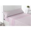 Miracle Home. Set di lenzuola termiche di Pirenei King (3 pezzi), lenzuolo regolabile, piano di lavoro e federa per cuscino. Massimo calore, morbidezza premium e vestibilità rosa. 135 x 200. Letto da