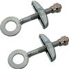 cyclingcolors Tendicatena per Bici BMX, M6 x 60mm, Confezione da 2, Argento