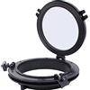 HouYeen Oblò nero 10 '' apertura finestra foro portlight portlight portello per barca yacht RV industria