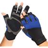 FitsT4 Sports Guanti da vela, da uomo, per kayak, per vela, yacht, vela, pagaia, pesca, dinghy, gommone grigio, XL