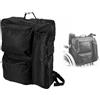 HERCHR Borsa per sedia a rotelle, borsa per sedia a rotelle impermeabile con capacità portatile per installazione facile 15,7x5,5x18,9 pollici