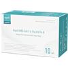 EUROPAPA 10x Test Rapido Corona Home Test e Test Influenza A/B per Covid-19 e Influenza A/B, Test Antigenico Autotest SARS-CoV-2 3 in 1 Combo Rapido Cassetta, Confezionato Singolarmente