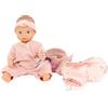 Götz 2553060 Aquini Girl Farfalla Bambola da Bagno 33 cm | 7 pezzi, per bambini dai 18 mesi, bambola bebè, corpo rigido, azzurri occhi dipinti, funzione beve e fa pipì