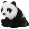 WWF 15183004 World Wildlife Fund - Panda di Peluche Seduta, 15 cm, Colore: Nero/Bianco