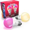 innr Lampadina Smart E27, Zigbee, Funziona con Hue* e Alexa (Necessita di Bridge), Lampadine LED Luce Bianca e Colorata, Lampada RGB, Dimmerabile, 880 lumen - 2 pezzi