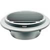GEFONG Griglia di Ventilazione a Lamelle 6 Pollici 150 mm con Rete Anti-insetto Per Asciugatrice Sfiato del Bagno Aeratore a Soffitto Ventilatori Estrattori Acciaio Inox Grigio Argento 1 Pezzo