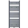 S SIENOC radiatore bagno 600 x 1500 mm Antracite attacco centrale radiatore scaldasalviette asciugatore
