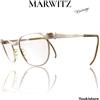 MARWITZ occhiali OPTIMA Conador "ULTRA RARE VINTAGE 60s" Placato Oro12kt GERMANY
