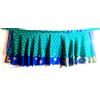 Vintage Mini gonne 21" lunghe vintage Sari Magic Wrap gonne multicolore bohemien hippie