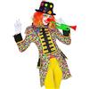 W WIDMANN MILANO Party Fashion - Frac da direttrice di circo da donna, giacca con coriandoli, costume da showgirl per circo e carnevale