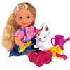 Simba 105733442 - Bambola da Gioco Evi Love Cute Garden, con Attrezzi da Giardino e Coniglietto Carino, 12 cm, a Partire dai 3 Anni in su
