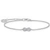 Thomas Sabo Bracciale Infinity oro rosa, argento sterling 925, lunghezza 16-19 cm