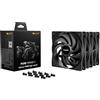 BE QUIET! Ventole Be Quiet! Pure Wings 3 High-Speed PWM 120mm Kit Da 3 Nero