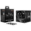 BE QUIET! Ventole Be Quiet! Pure Wings 3 Reverse Blade PWM 140mm Kit Da 3 Nero