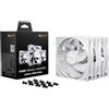 BE QUIET! Ventole Be Quiet! Pure Wings 3 Reverse Blade PWM 140mm Kit Da 3 Bianco