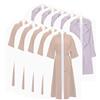 Zythrem 10PCS Custodie per Abbigliamento Guardaroba Cerniera Lungo Custodia Porta Abiti Copriabiti Antipolvere Trasparenti Custodie Copri Abiti per Smoking,Giacca (5pcs 60 * 100CM+5pcs 60 * 120CM)