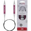 KnitPro Ferri circolari fissi Zing, 80 cm, Misura 12 mm