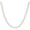Valero Pearls Catena da Donna in Argento Sterling 925 con rodio con Perle coltivate d'acqua dolce bianco 00340316