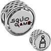 LES FOLIES DI PAOLA GRIECO Charm Squid Game logo serie Tv telefilm koreano Calamaro pendente in argento 925 - Les Folies per Pandora