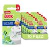 Duck Fresh Stickers - Strisce Adesive Gel Igienizzanti WC, Profumo Lime, Formato Scorta da 10 Confezioni, 30 Strisce