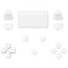 eXtremeRate Tasti Ricambio per ps4 Pro Slim Controller Trigger R1 L1 R2 L2 D-pad Touchpad Pulsante Ricambio per ps4 Joystick-Bianco(CUH-ZCT2)