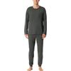 Schiesser Pigiama Lungo da Uomo con Polsini, Set Pigiama, Marrone Rosso_181156, 58